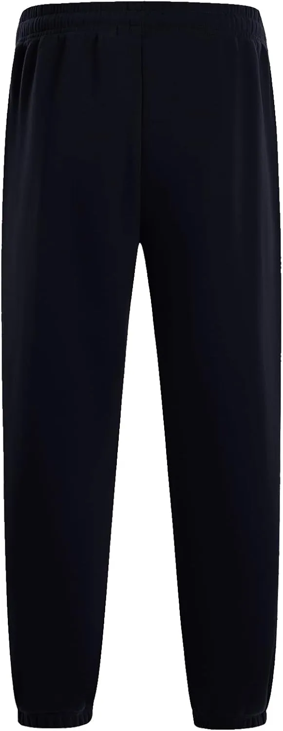 3 Pack of Jogger Mens Fleece Active Athletic Workout Sweatpants for Men Elastic Waist Drawstring