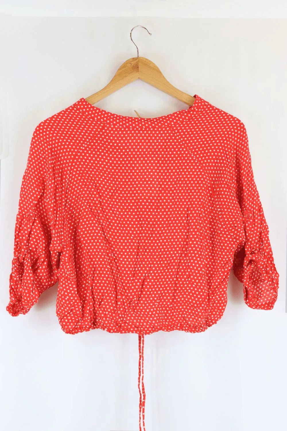 Avocado Red And White Top 8