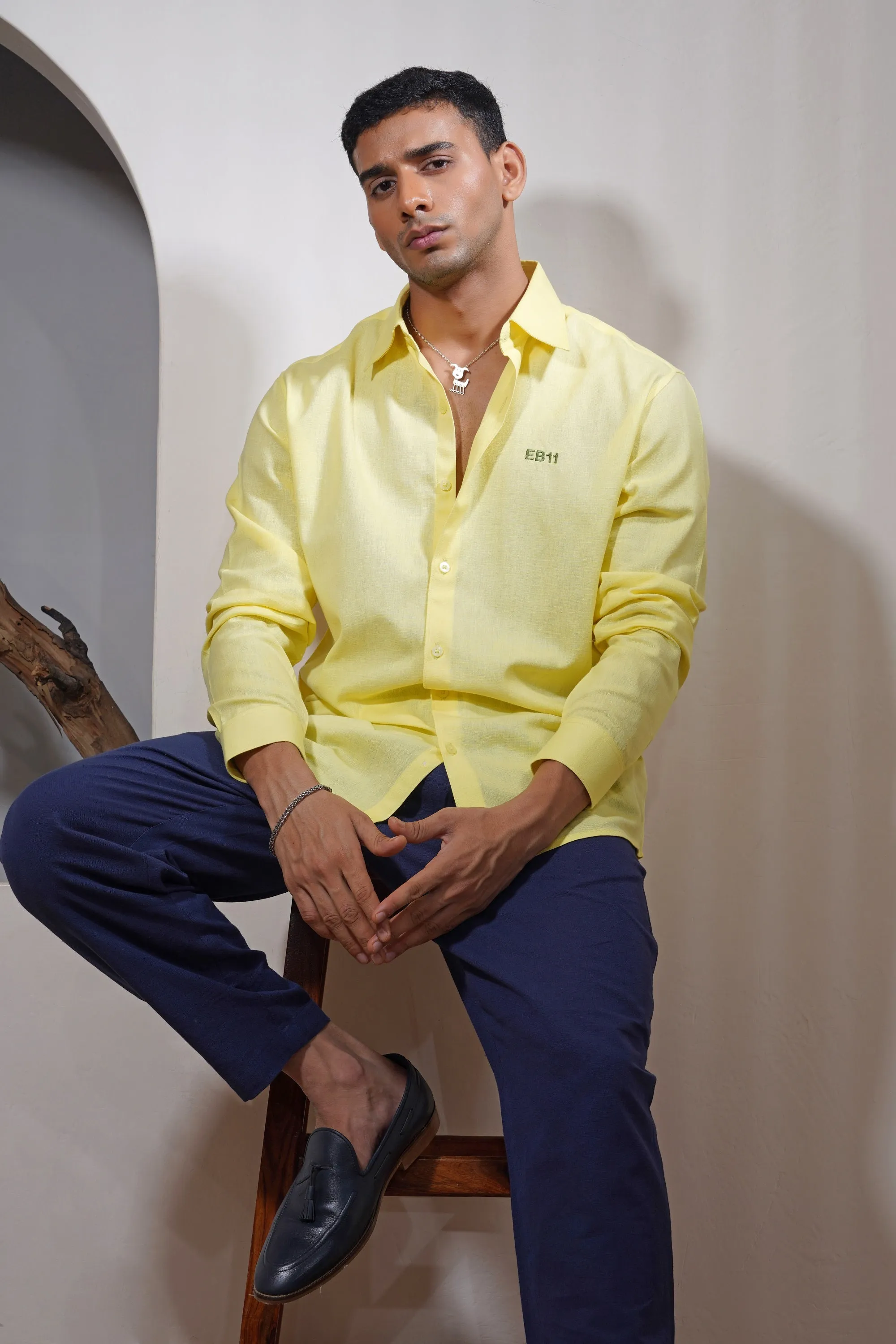 Banana Caramel - Linen Shirt