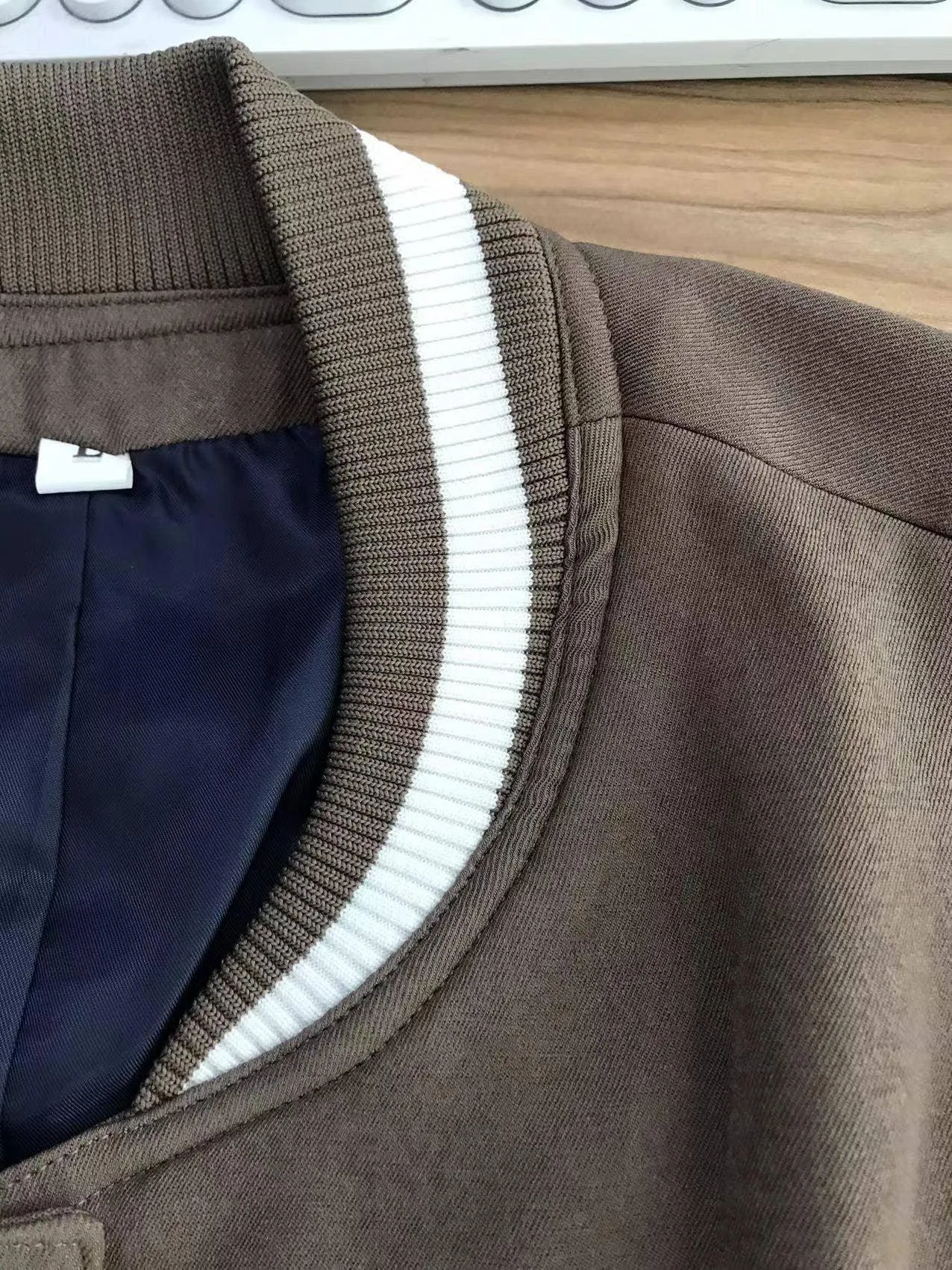 Button Stand Collar Solid Color Women Daily Jacket A196272-26