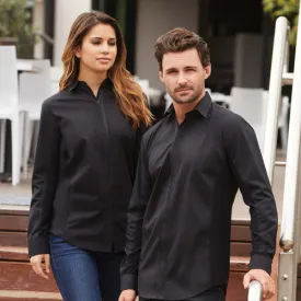 Chef Works SLWFZ003BLKL Cook's Shirt
