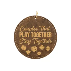 Couples that Play Together Ornament