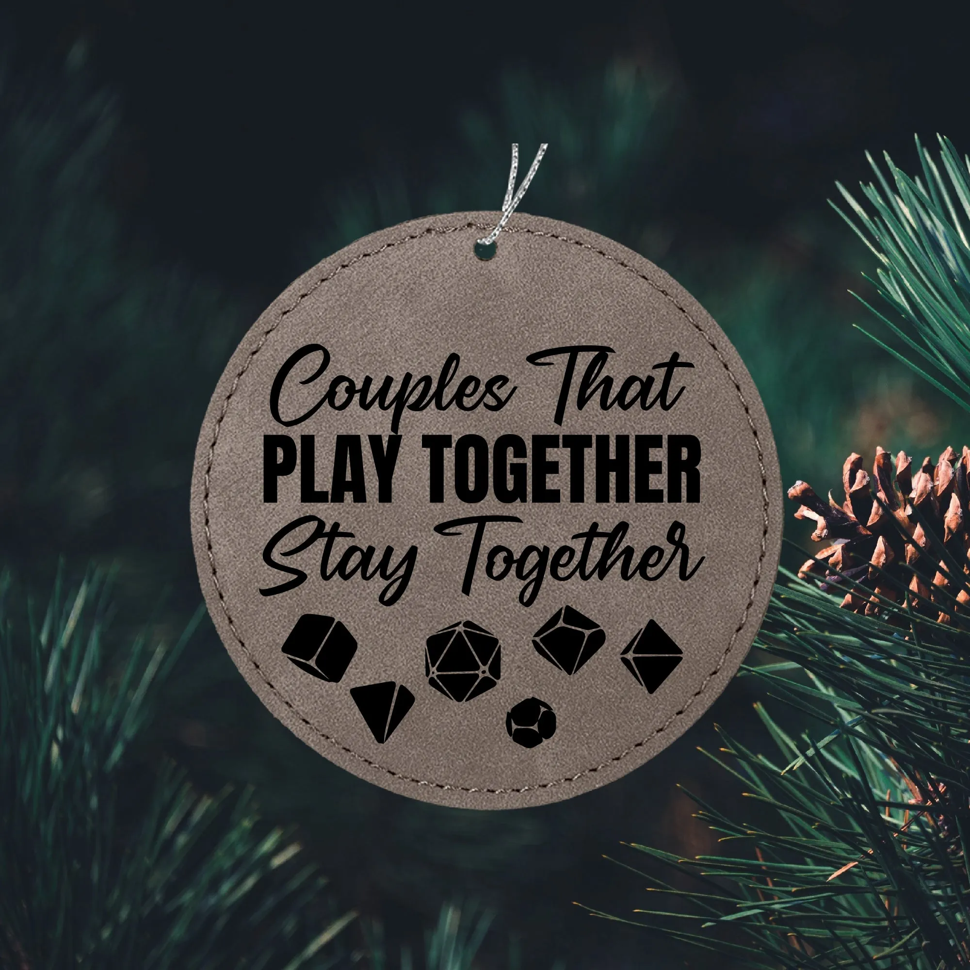 Couples that Play Together Ornament