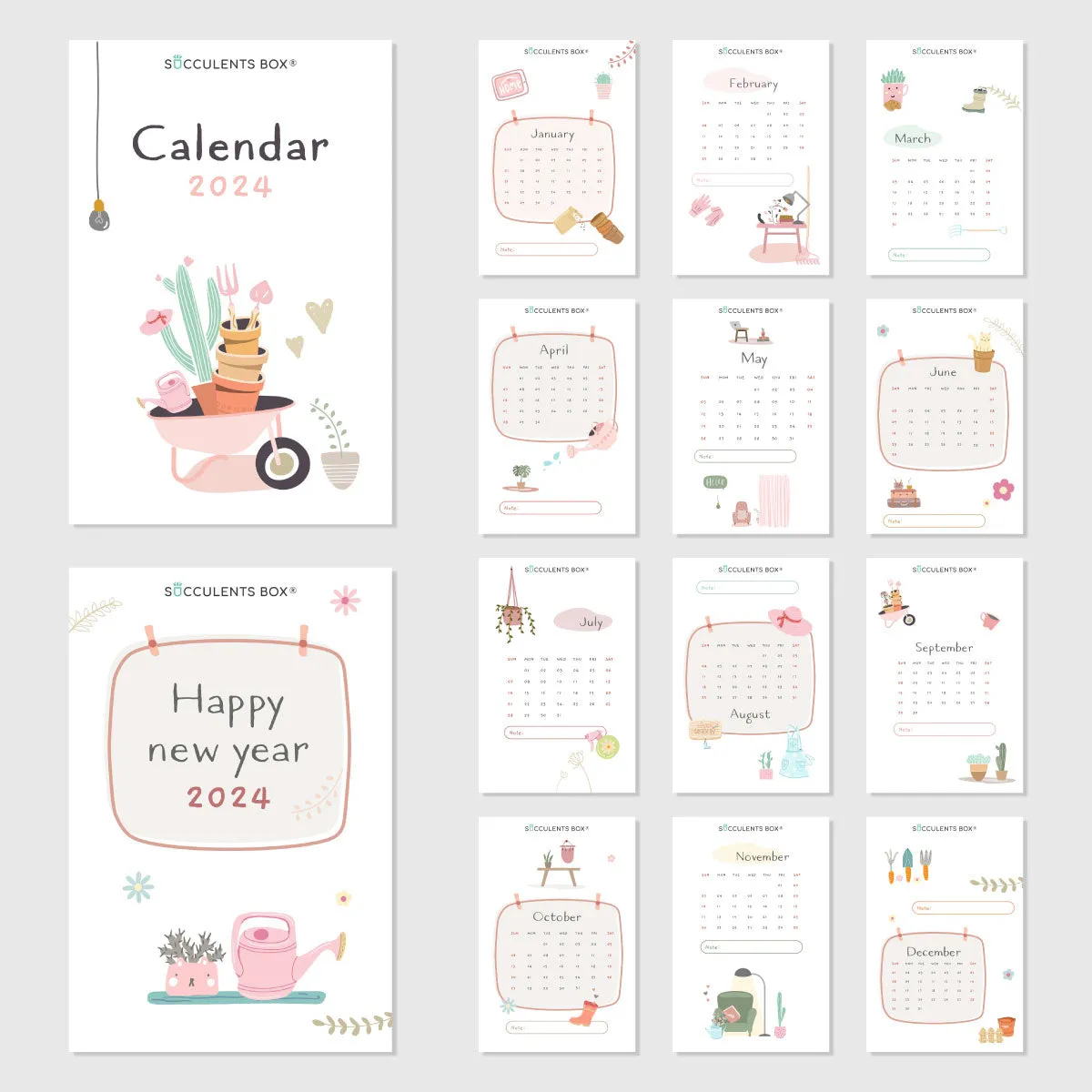 Free Printable: 2024 Calendar