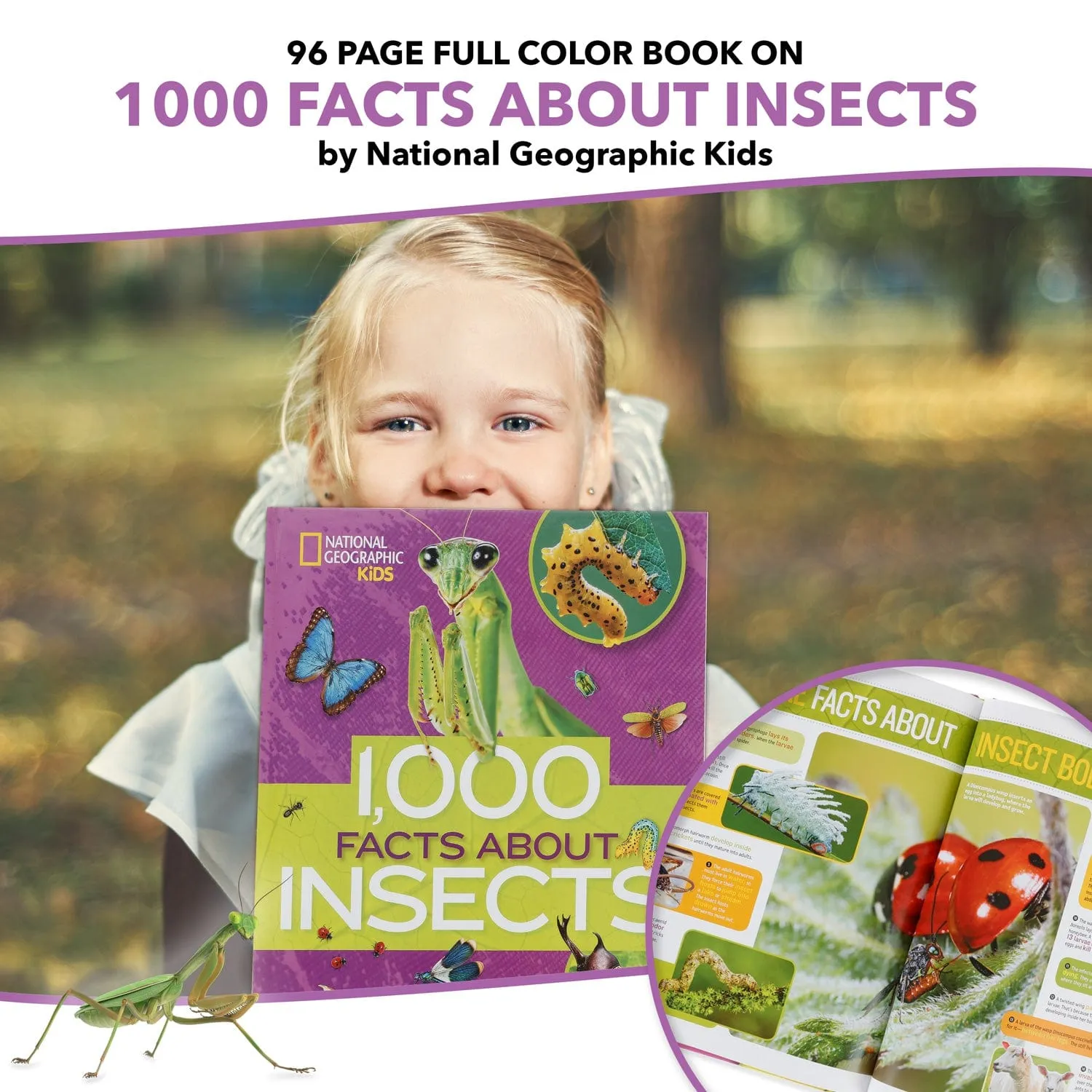 IQCrew by AmScope Premium 85  pc 120X-1200X Magnification Compound Microscope and Camera Kit w/Kid's Friendly Interactive Software and Deluxe Insect Exploration Kit