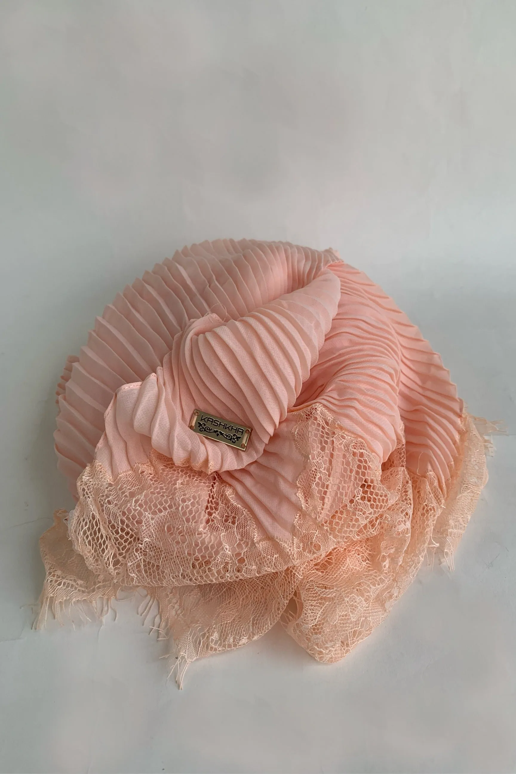 Kashkha Pleated lace Hijab