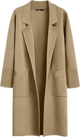 LILLUSORY Women's Long Dressy Cardigan Sweaters Fall Oversized Coatigan Jackets 2025 Knit Business Casual Winter Coats