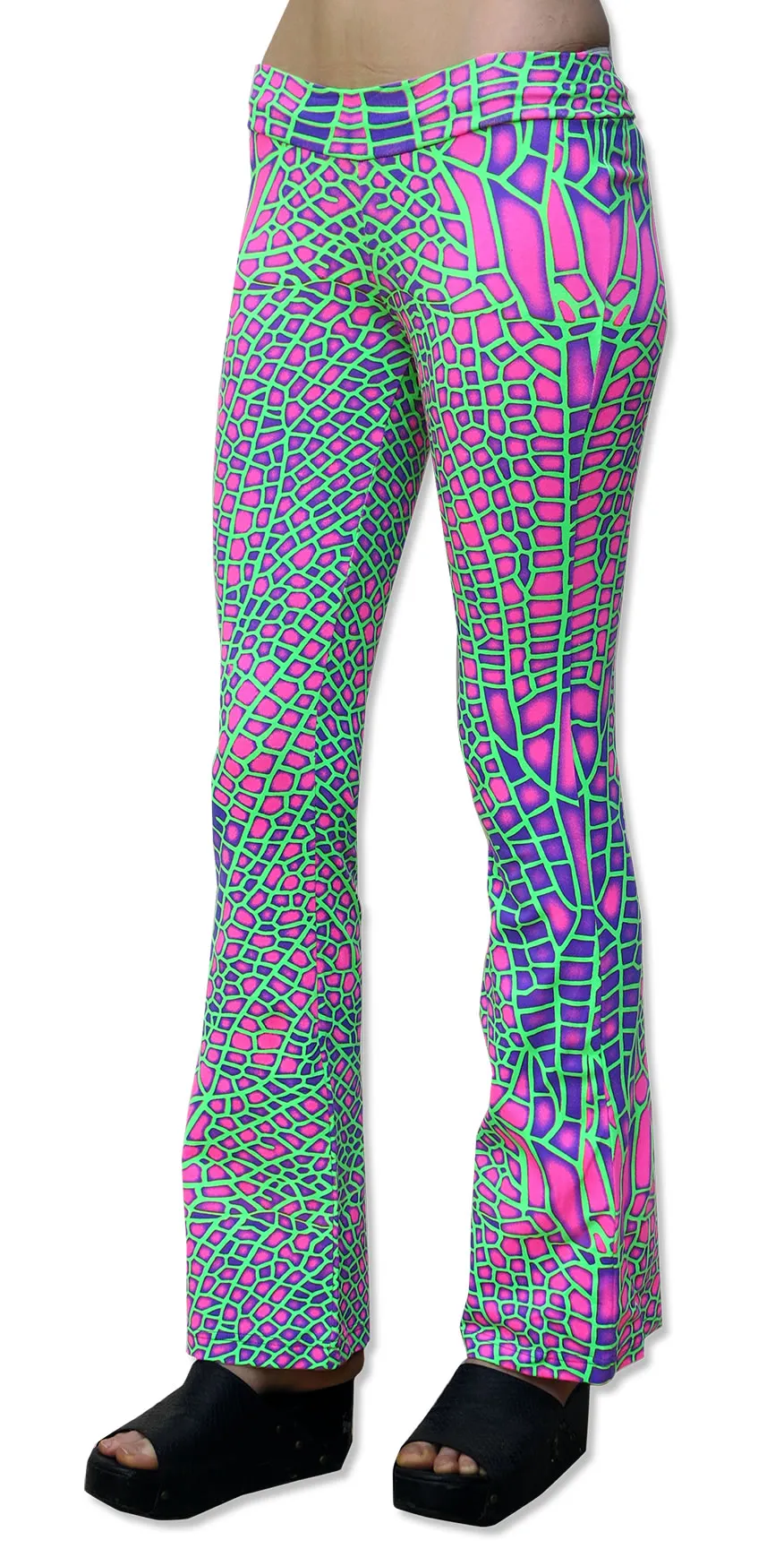 Lycra Flares : Acid Dragonfly