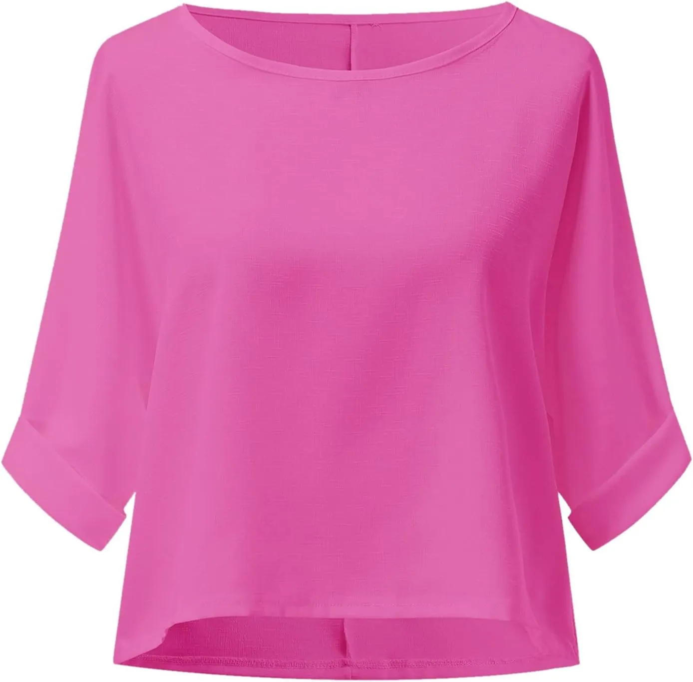 Summer Blouses for Women 2025 Cotton Linen Casual Half Sleeve T Shirt Crewneck Oversized Tops Cruise Outfits 2025