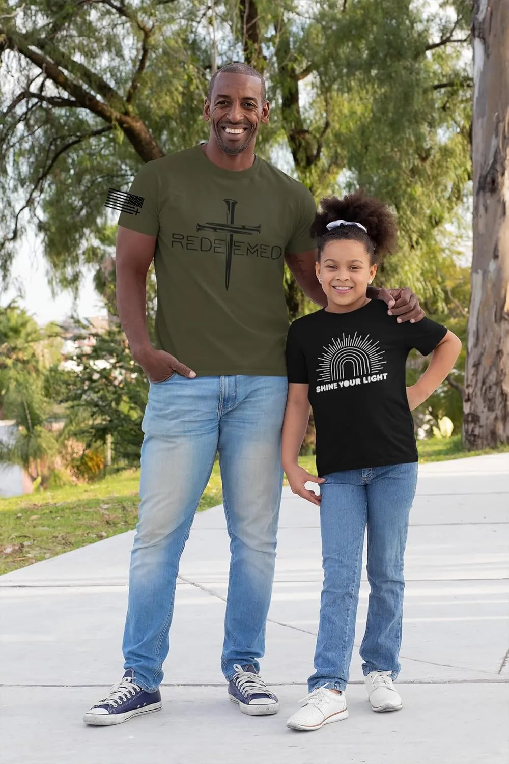 Trenz Shirt Company Christian T-Shirt Work for God The Benefits are Great Short Sleeve Tee